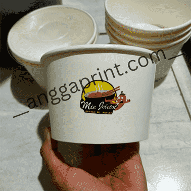Jasa Sablon Paper Bowl Custom — Food Grade, Aman Makanan Panas (2)